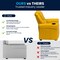 Flash Furniture Kids Recliner, 21-1/2" to 36-1/2" x 27", Upholstery Color: Yellow DG-ULT-KID-YEL-GG - alternate 6
